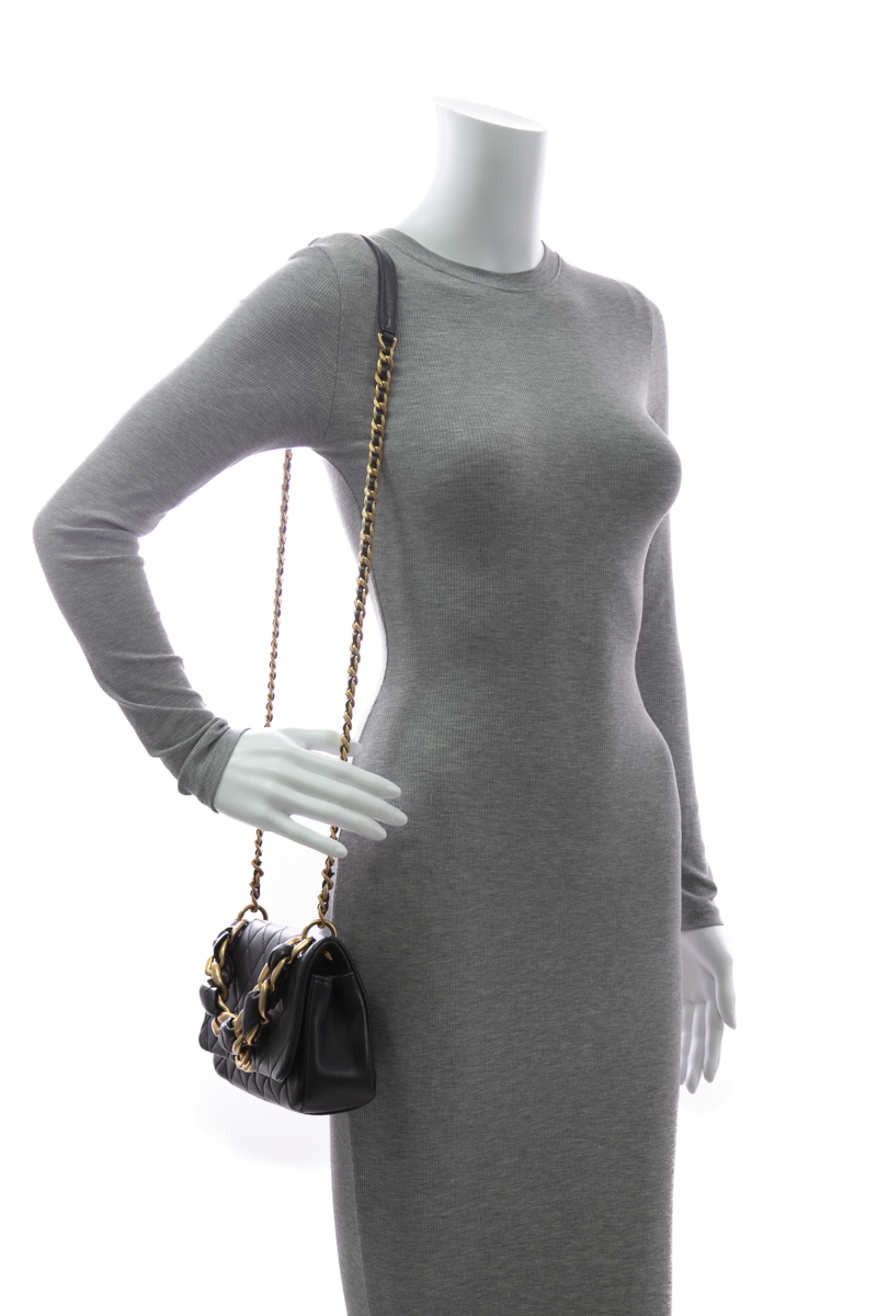 Medium Chain Is More Flap Bag