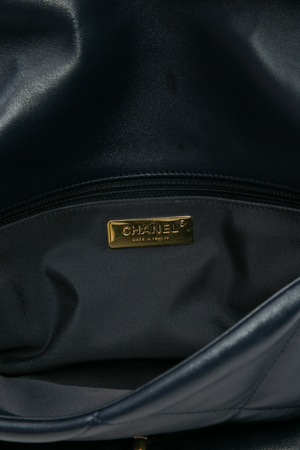Large Chanel Navy 19 Bag