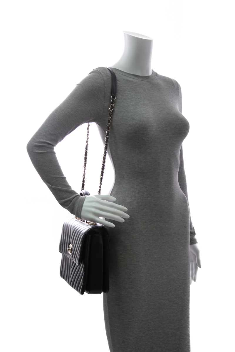 Medium Trendy Flap Bag with Top Handle