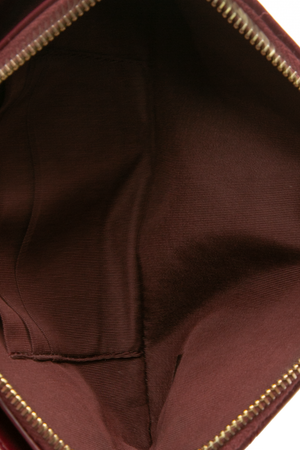 Double Zip Clutch with Chain