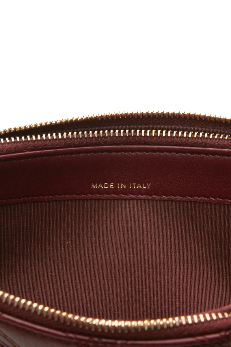 Double Zip Clutch with Chain