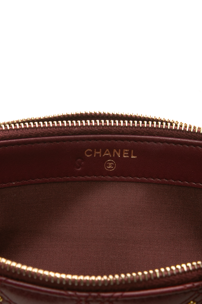 Double Zip Clutch with Chain