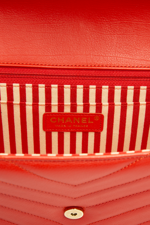 Chevron Envelope Flap Bag