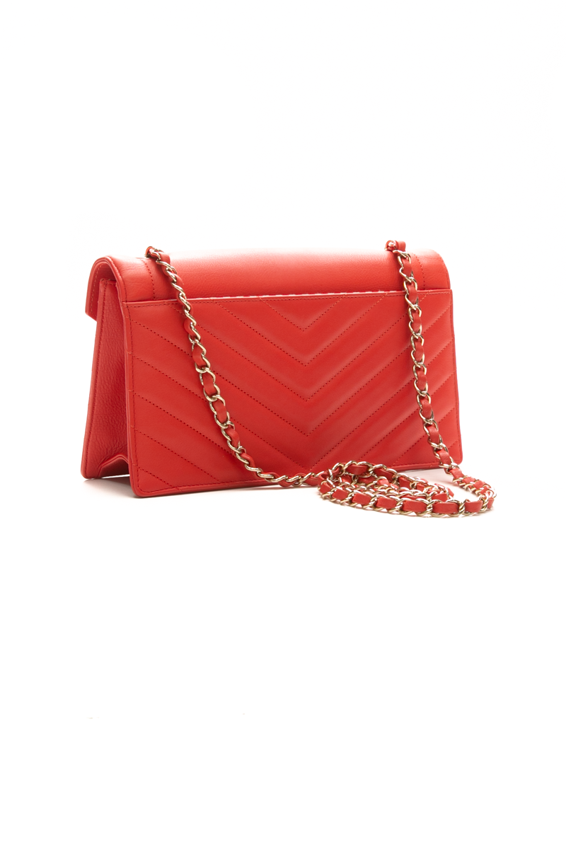 Chevron Envelope Flap Bag