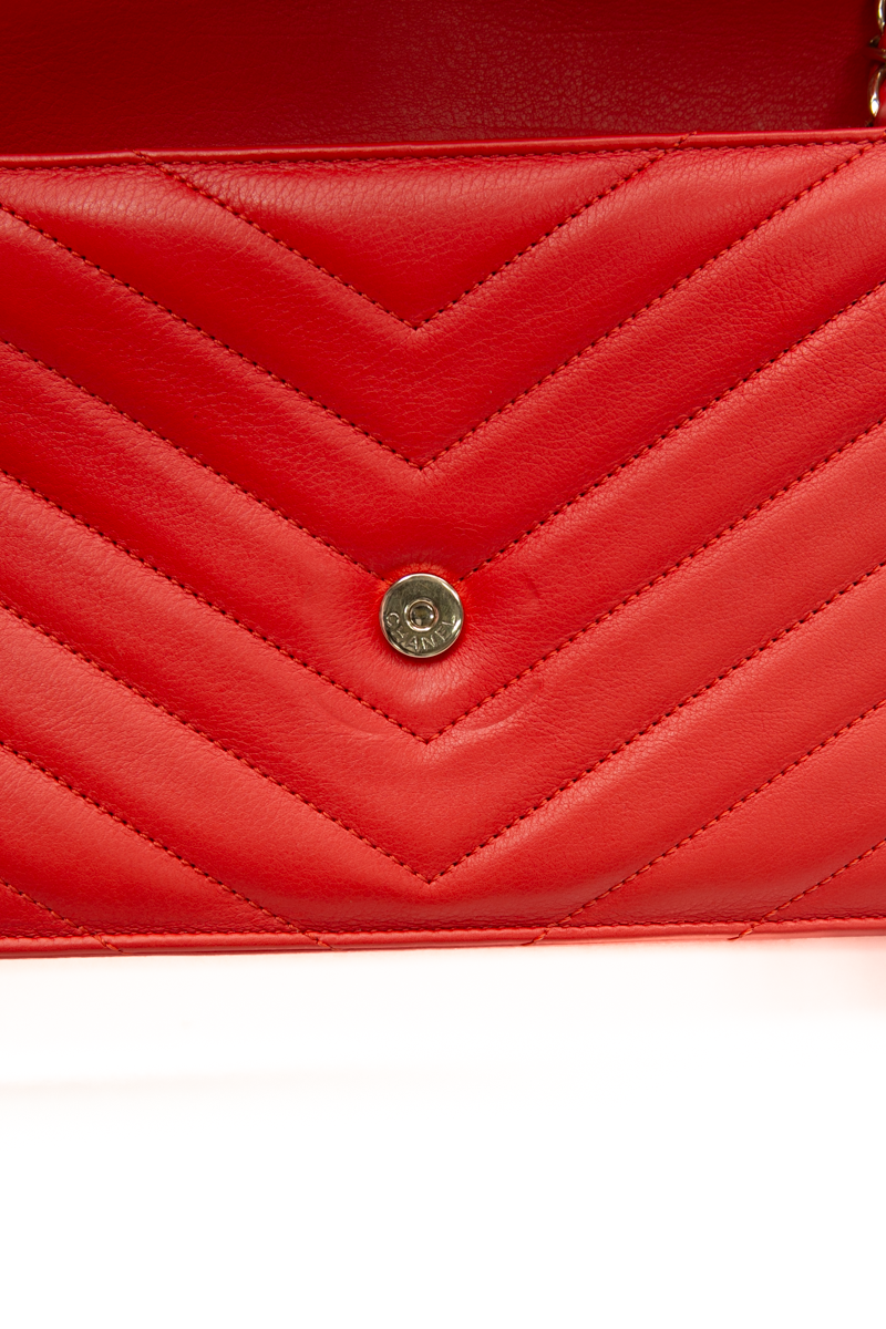 Chevron Envelope Flap Bag