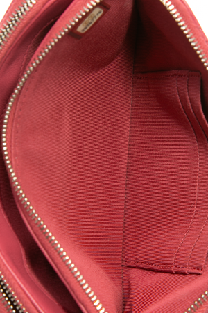 Double Zip Clutch on Chain