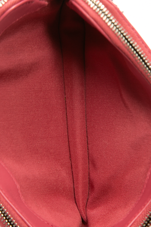 Double Zip Clutch on Chain