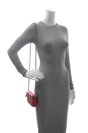 Double Zip Clutch on Chain