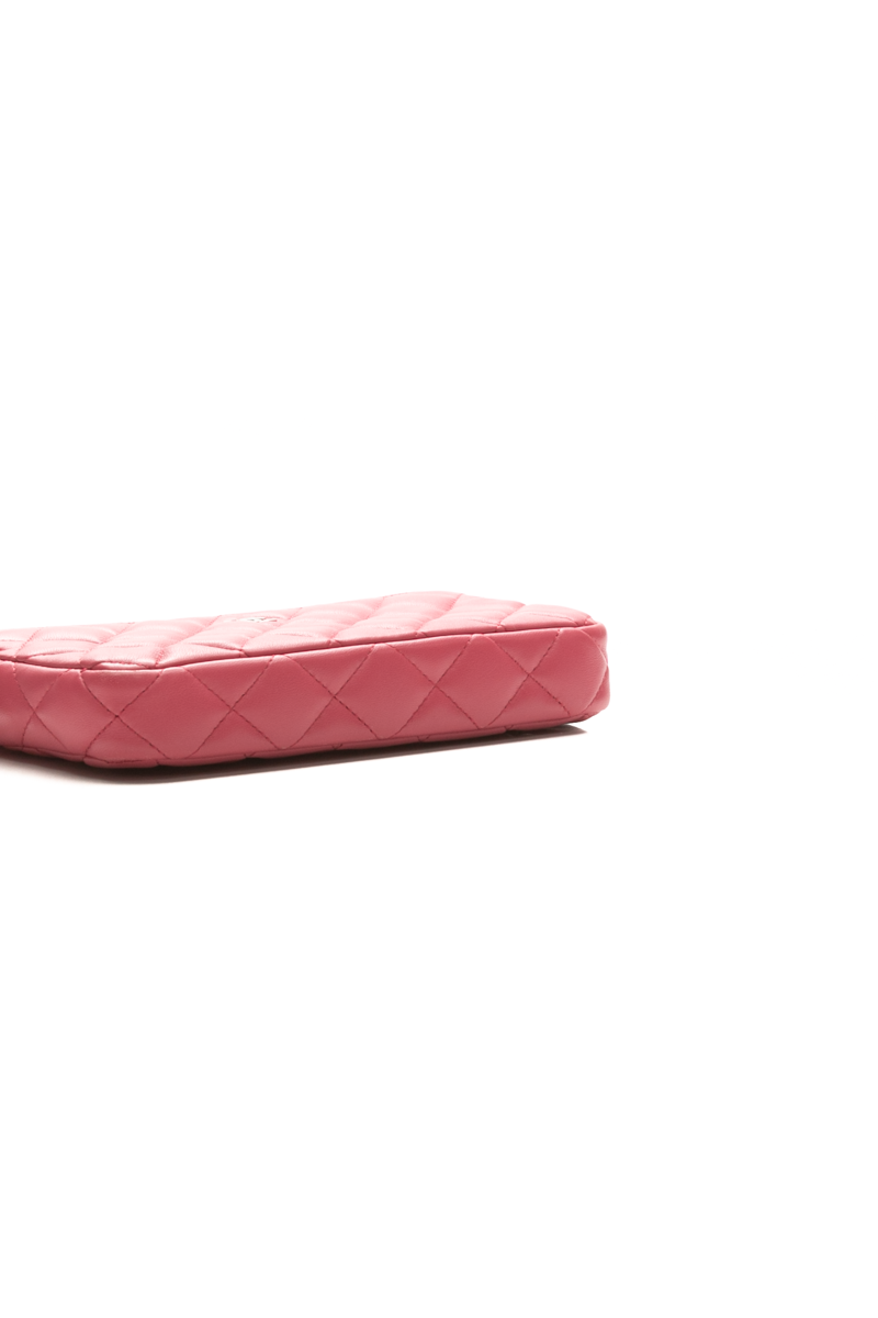 Double Zip Clutch on Chain