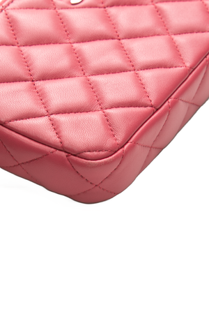 Double Zip Clutch on Chain