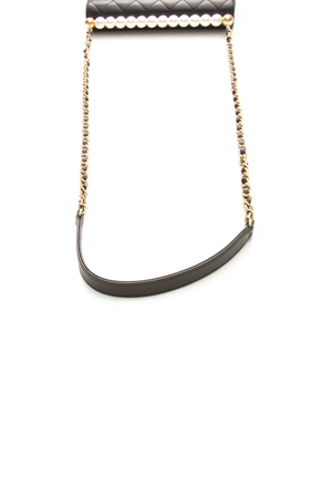 Small Chic Pearls Flap Bag