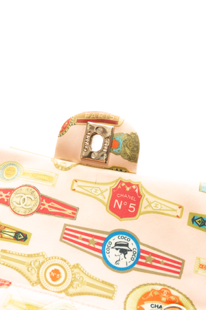 Paris-Cuba Cigar Label Mini Rectangular Flap Bag