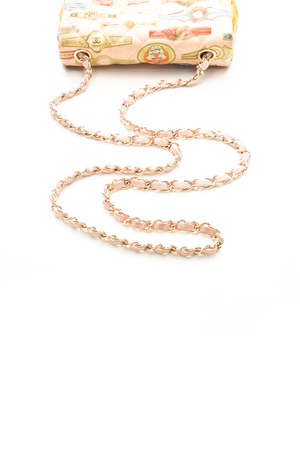 Paris-Cuba Cigar Label Mini Rectangular Flap Bag