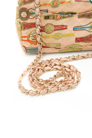 Paris-Cuba Cigar Label Mini Rectangular Flap Bag