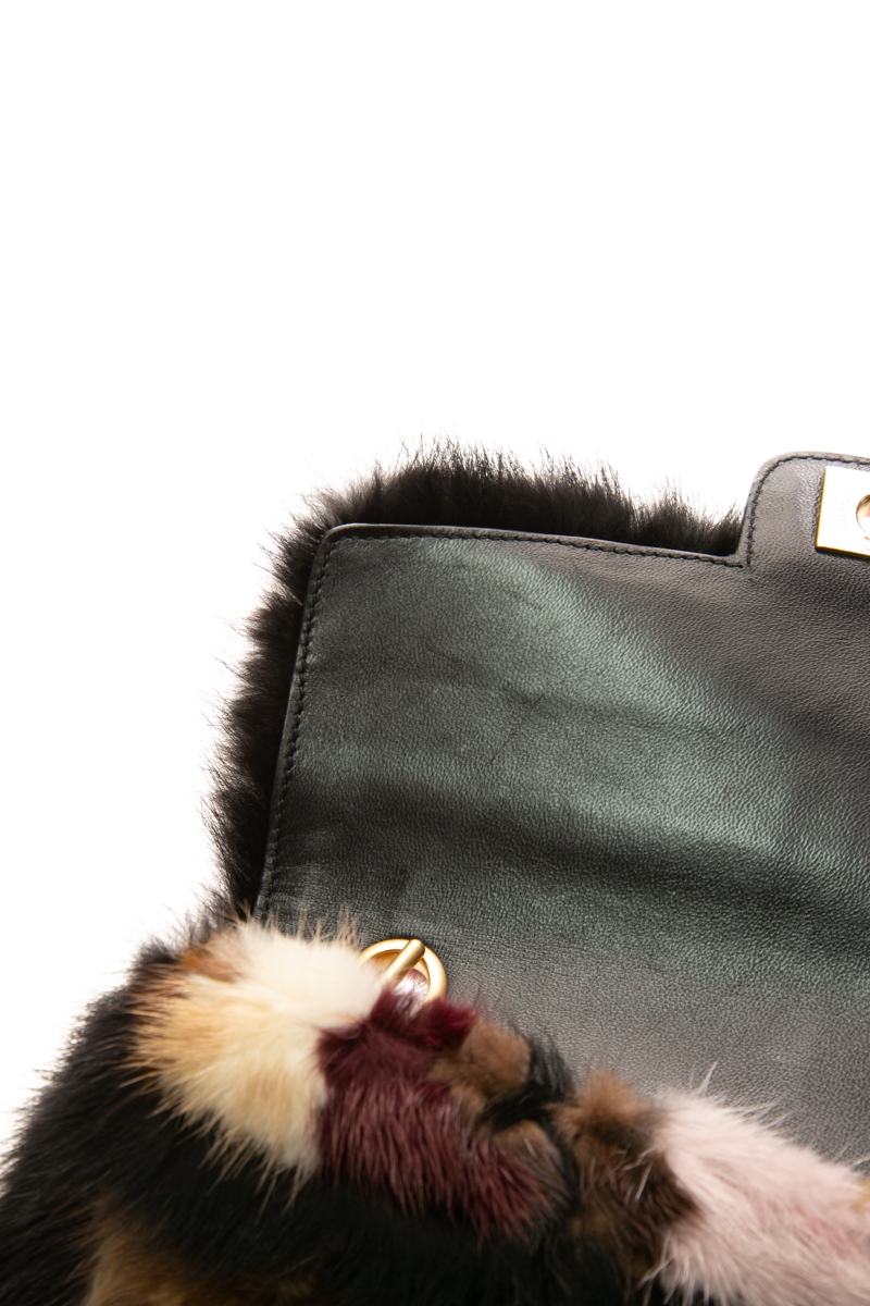 Mink Patchwork Flap Bag