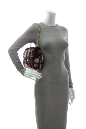 Mink Patchwork Flap Bag