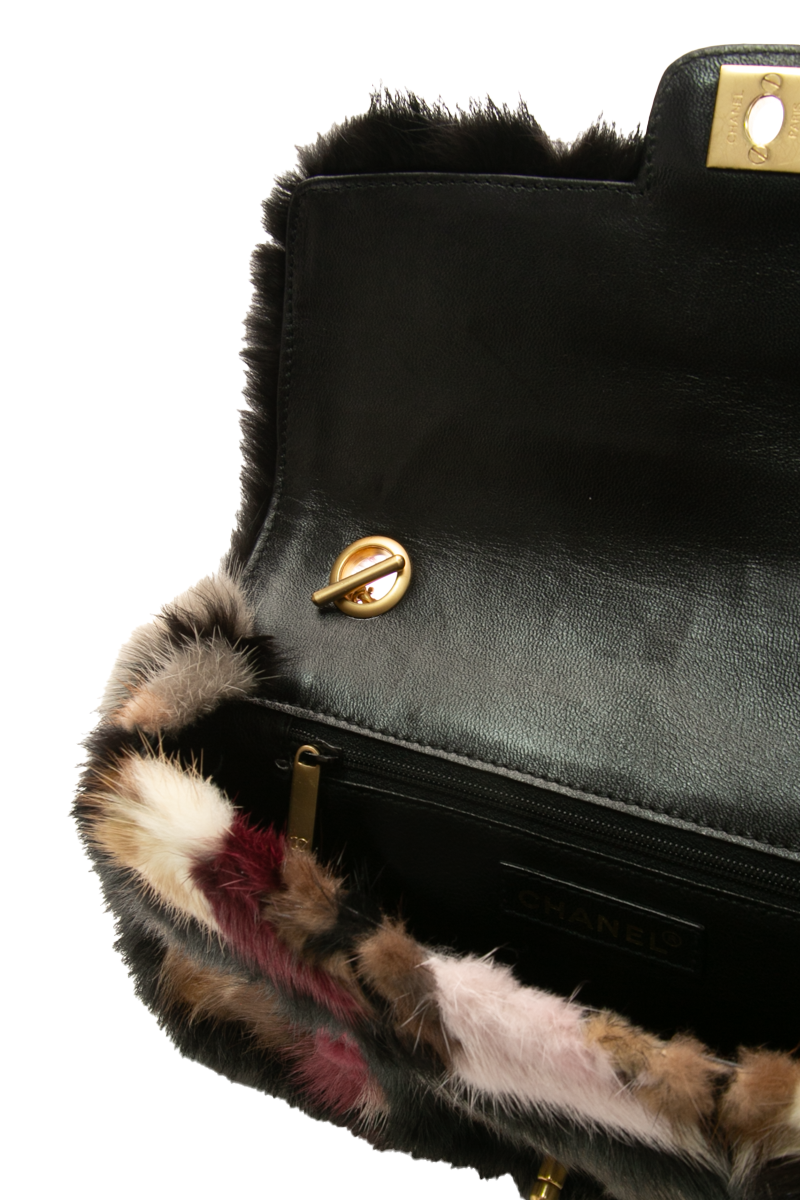 Mink Patchwork Flap Bag
