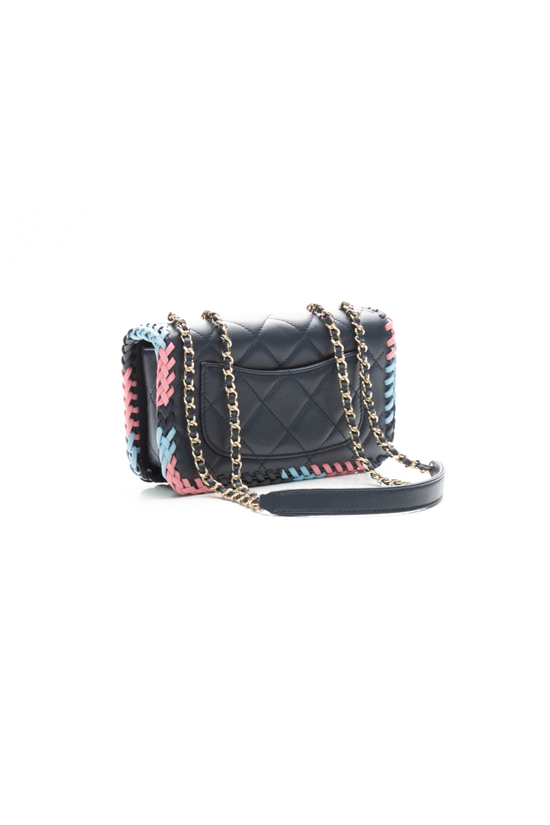 Braided Flap Bag