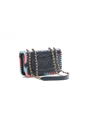 Braided Flap Bag