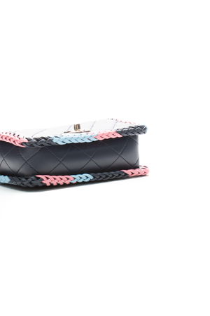 Braided Flap Bag