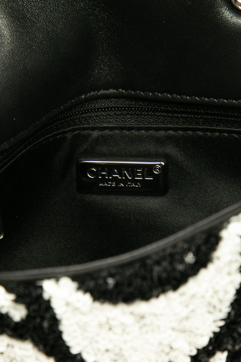 Sequin Mini Rectangular Flap Bag