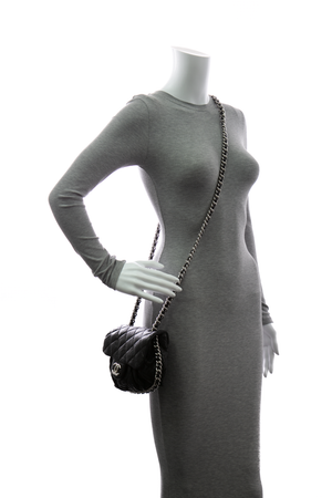 Chain Around Small Messenger Bag