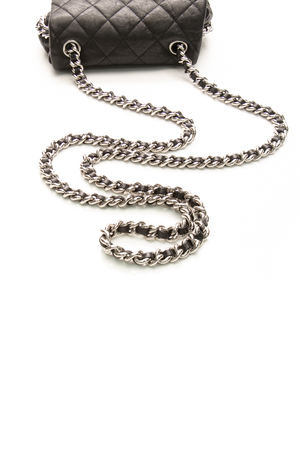 Chain Around Small Messenger Bag