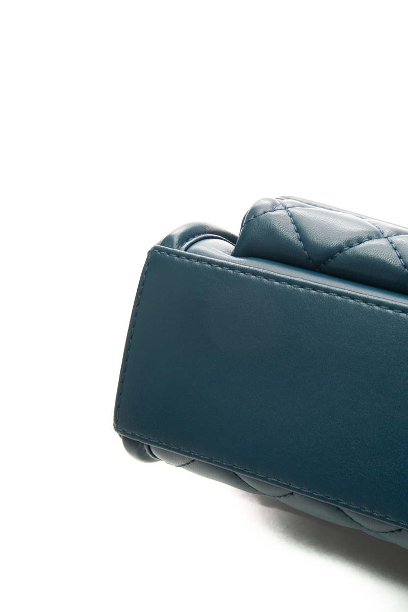 Geometric Large Flap Bag