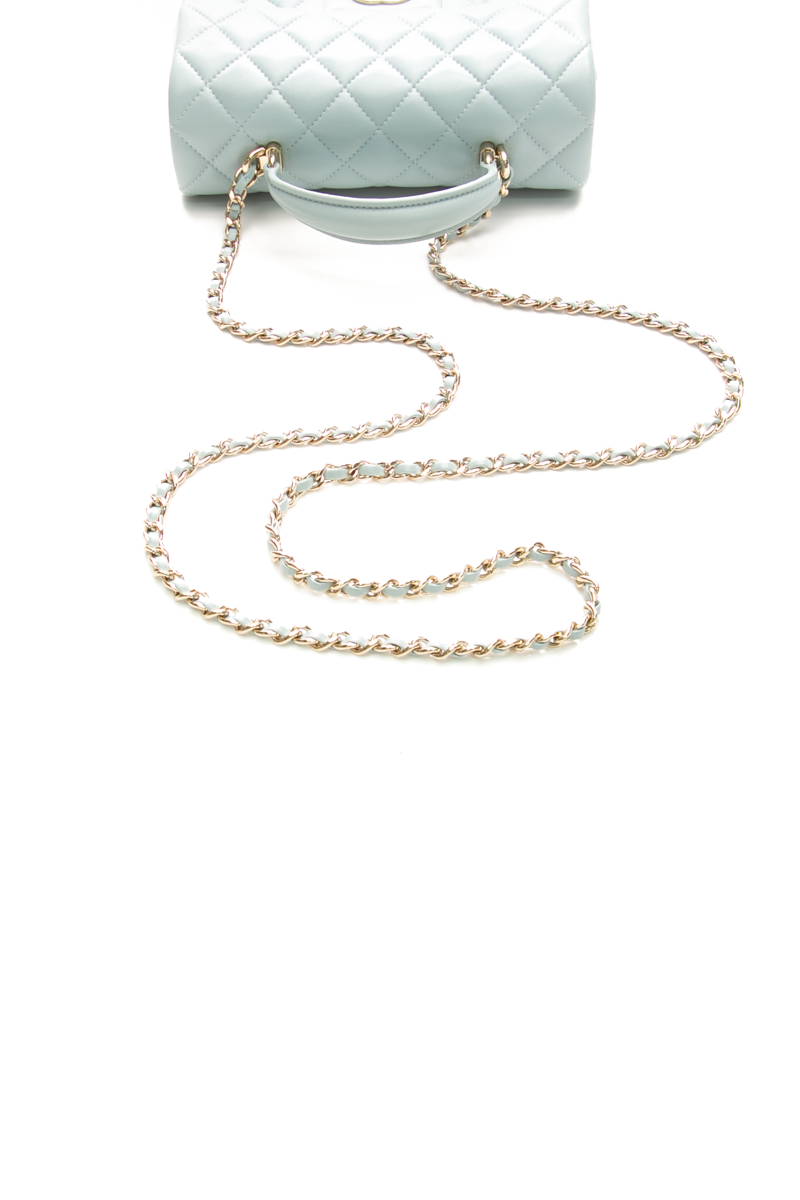 Classic Mini Rectangular Top Handle Flap Bag