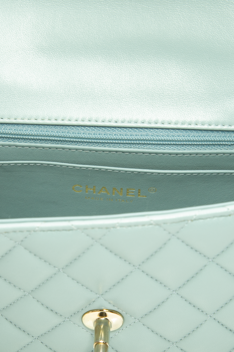 Classic Mini Rectangular Top Handle Flap Bag