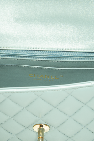Classic Mini Rectangular Top Handle Flap Bag