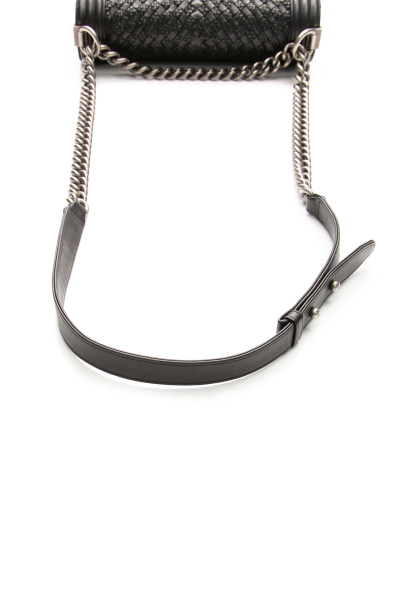 Braided Medium Boy Bag