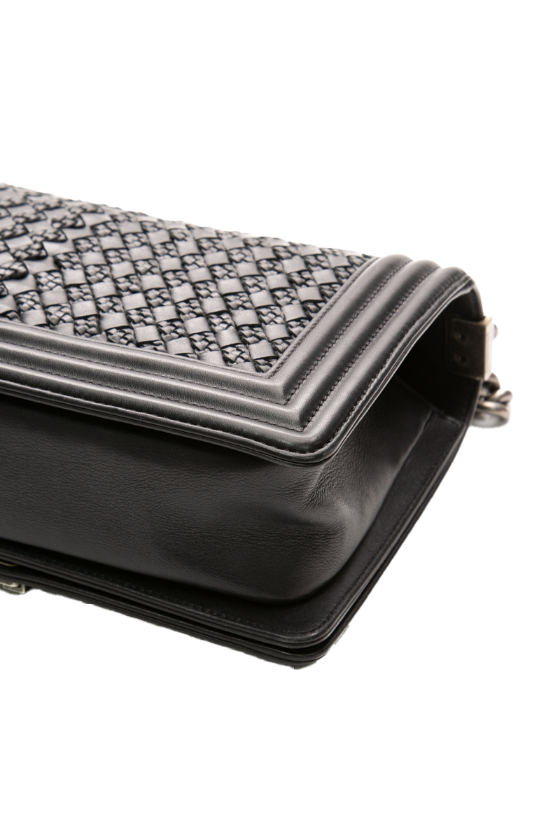 Braided Medium Boy Bag