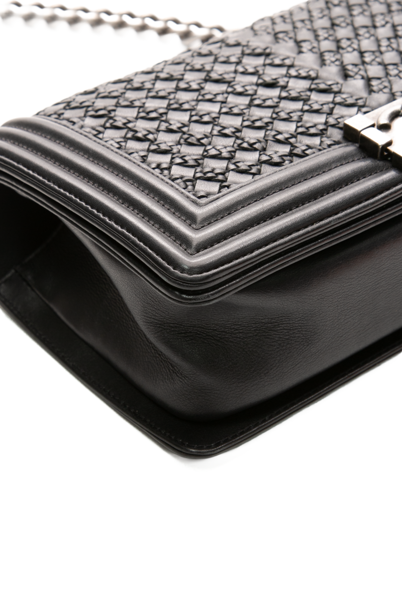 Braided Medium Boy Bag