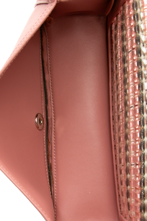 Woven PVC Medium Boy Bag