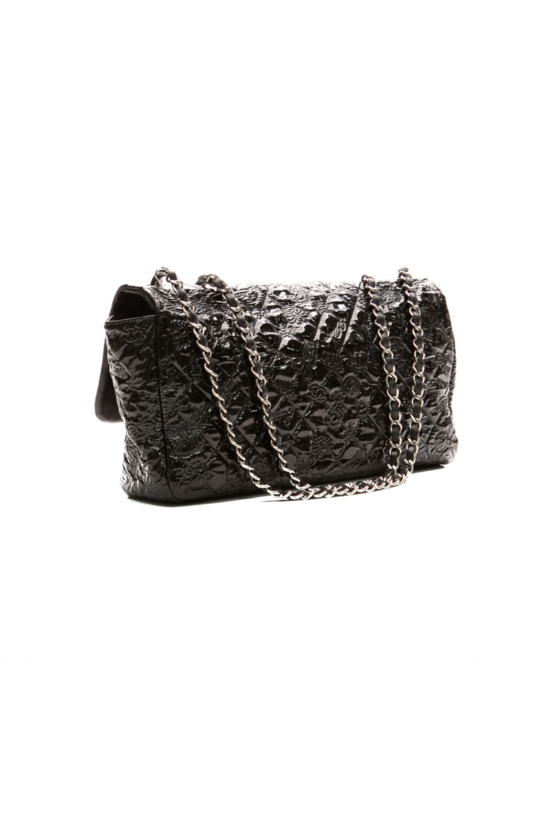 Lucky Symbols Jumbo Single Flap Bag