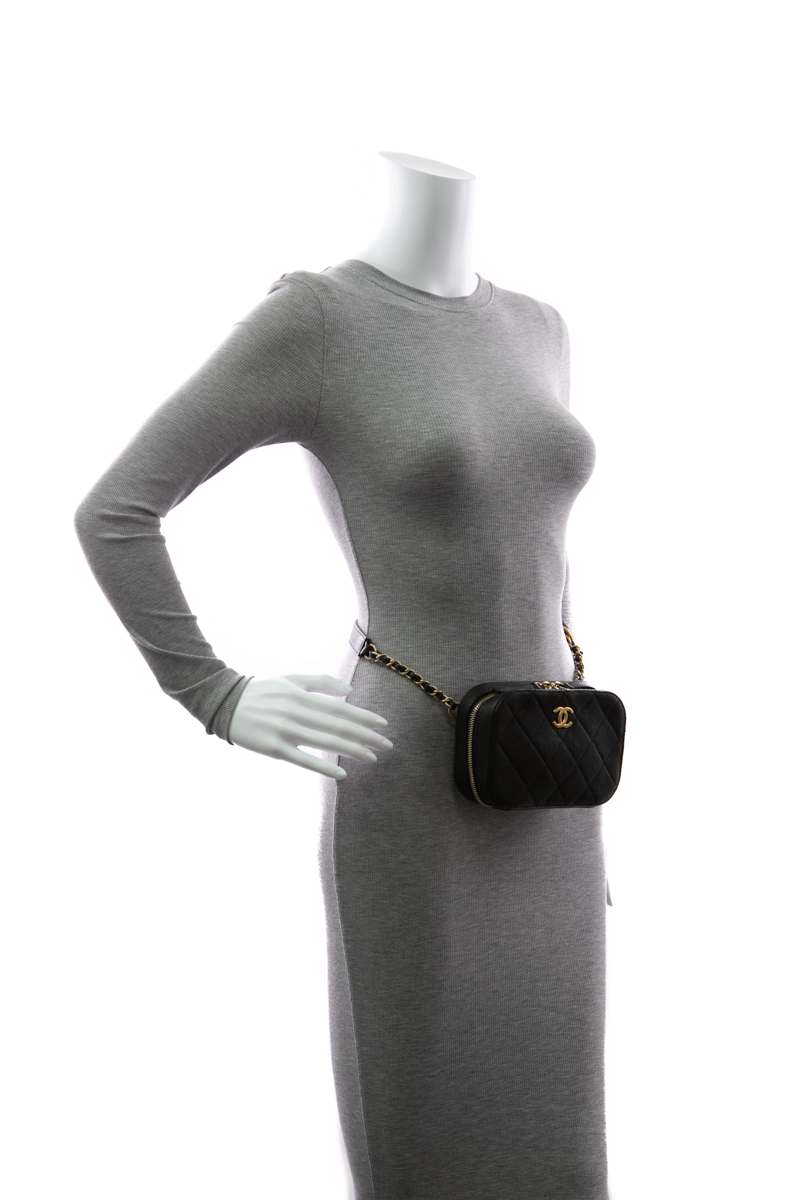 Quilted Camera Waist Bag