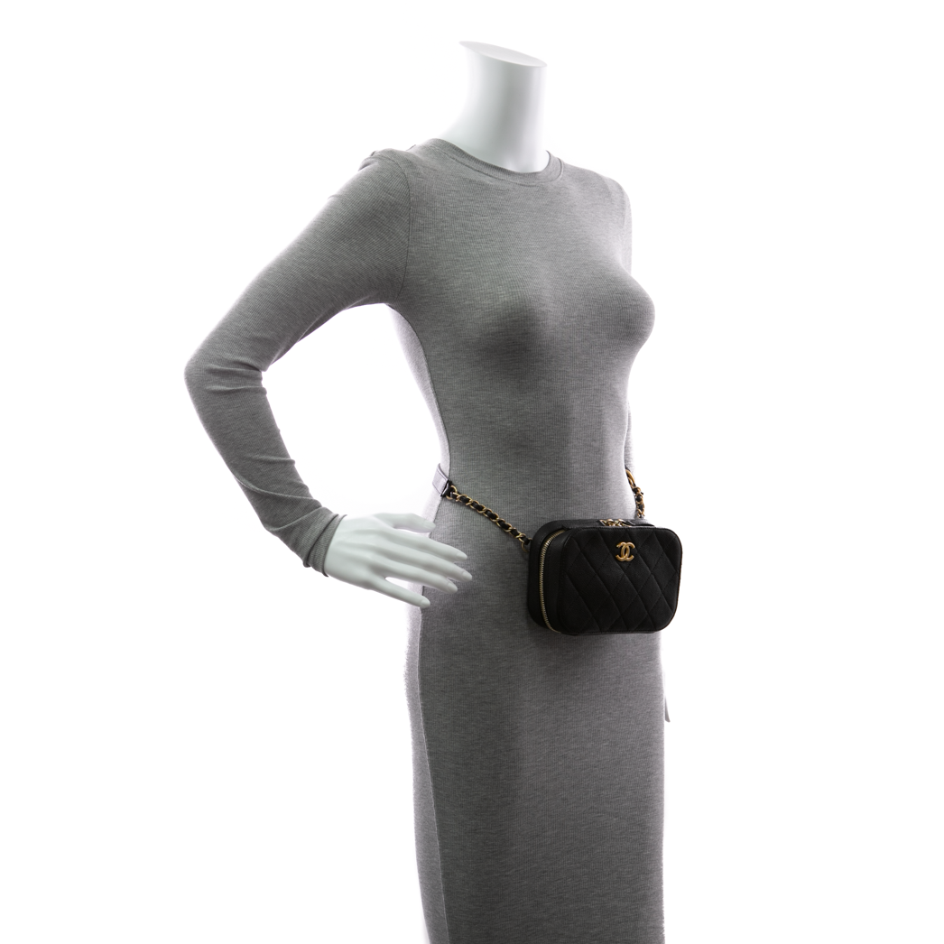 Quilted Camera Waist Bag