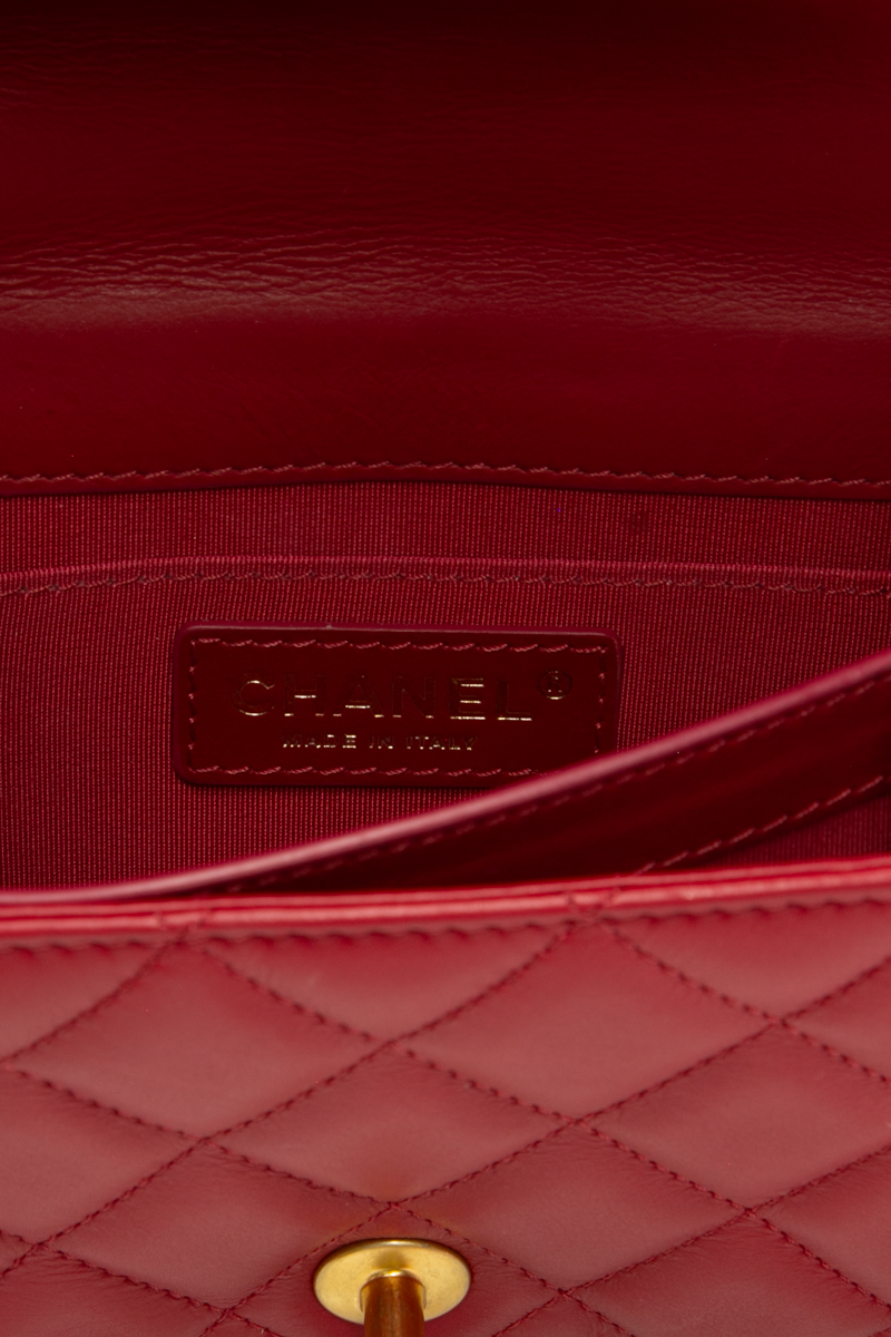 Side Chain Mini Full Flap Bag