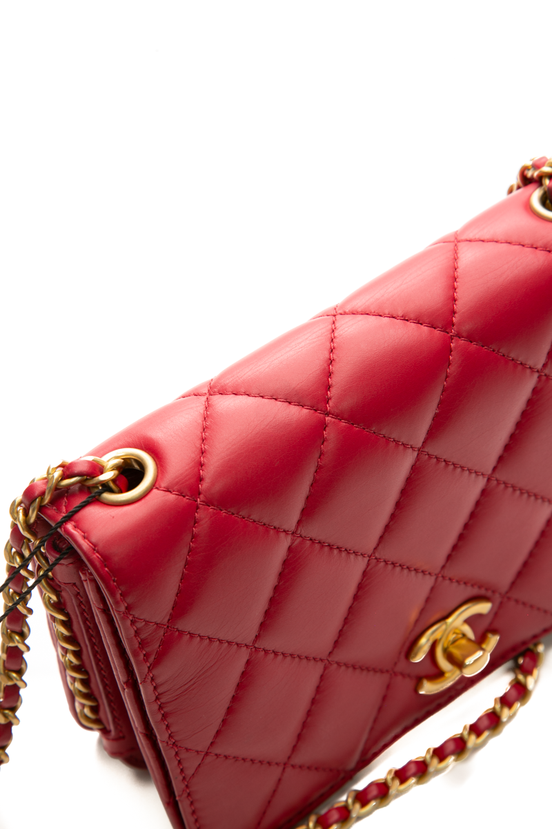 Side Chain Mini Full Flap Bag