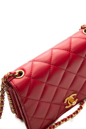 Side Chain Mini Full Flap Bag