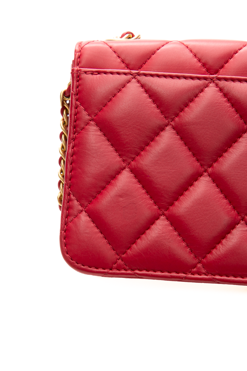 Side Chain Mini Full Flap Bag