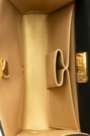 Golden Plate Mini Top Handle Bag