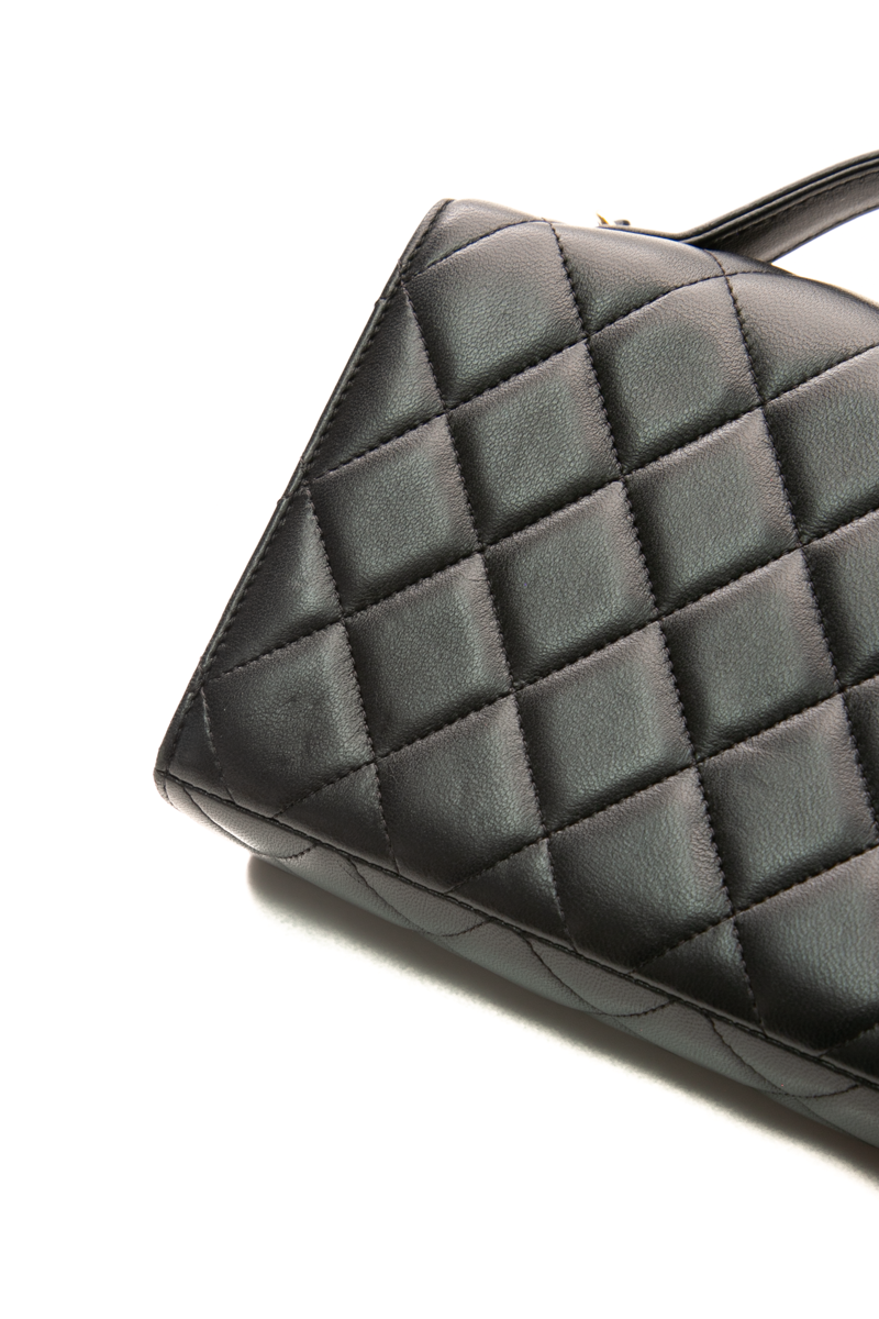 Golden Plate Mini Top Handle Bag