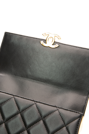 Golden Plate Mini Top Handle Bag