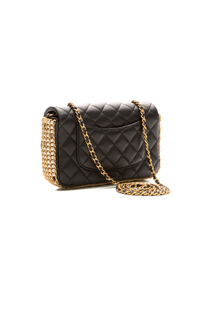 River of Pearls Mini Flap Bag