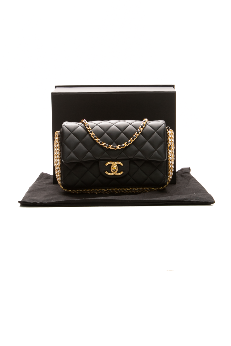 River of Pearls Mini Flap Bag