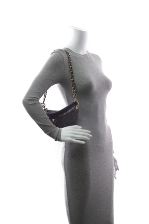 Clutch with Chain Bag