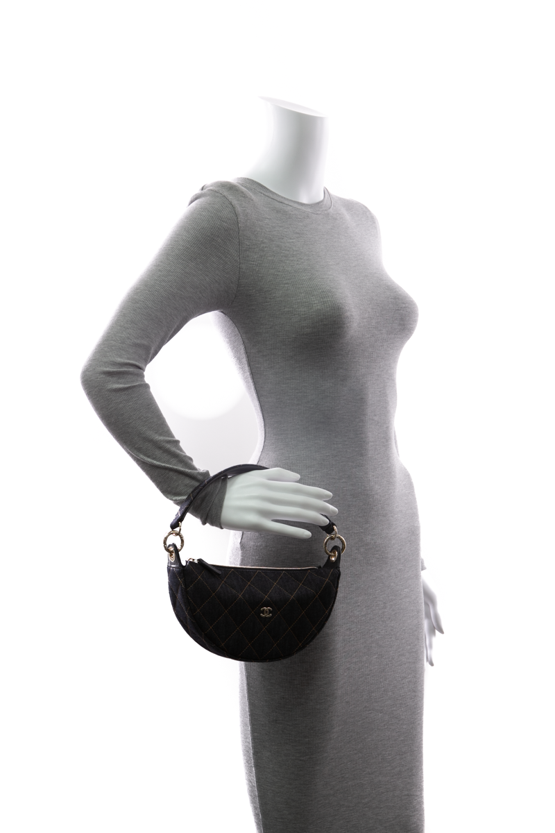 Clutch with Chain Bag