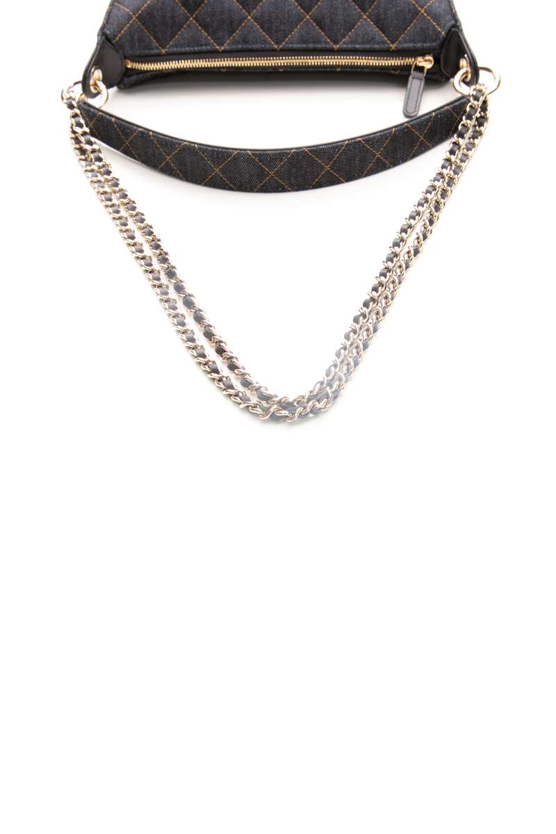 Clutch with Chain Bag